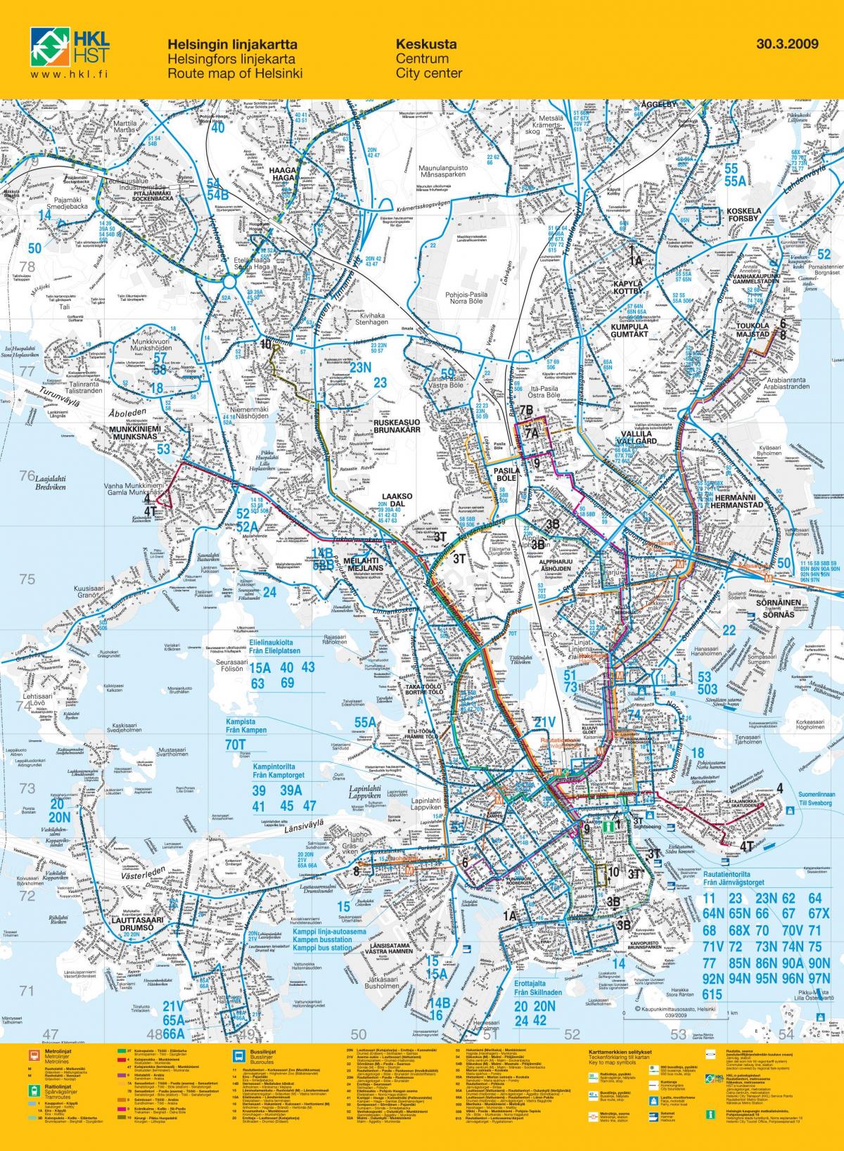 Helsinki bus station map