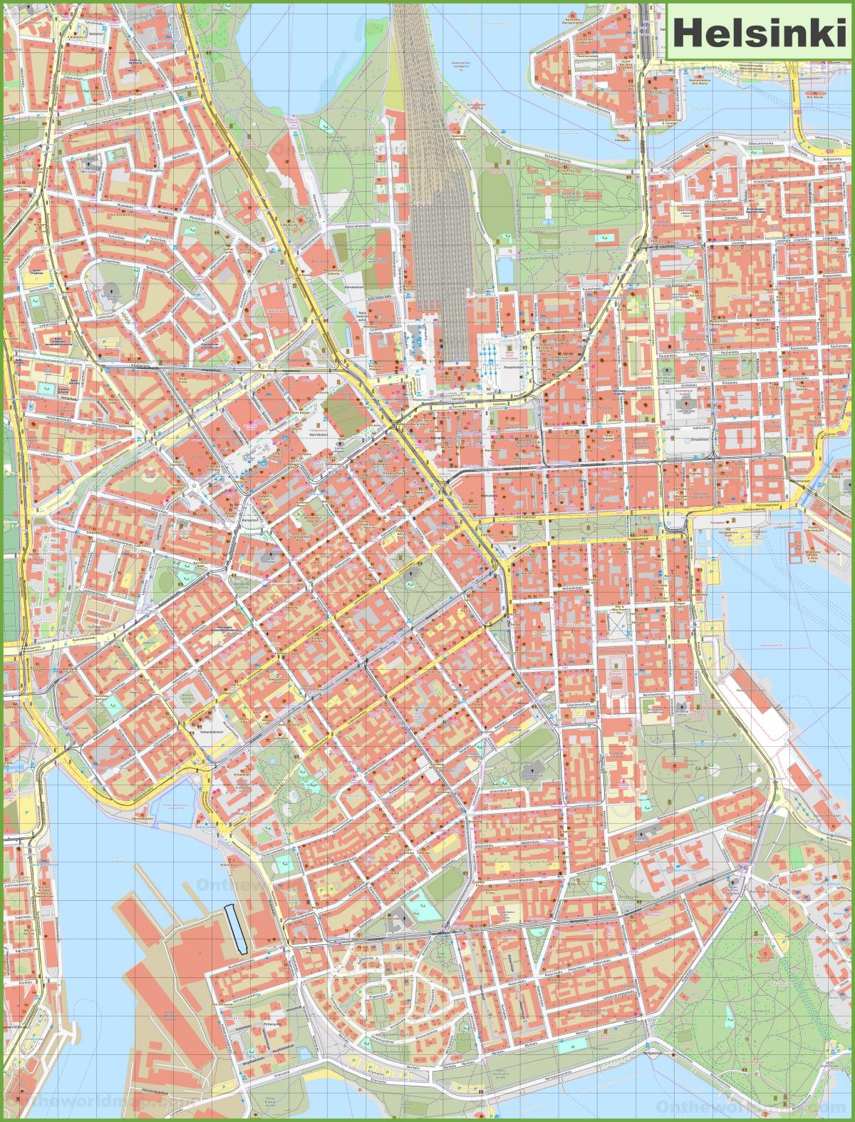 Helsinki streets map